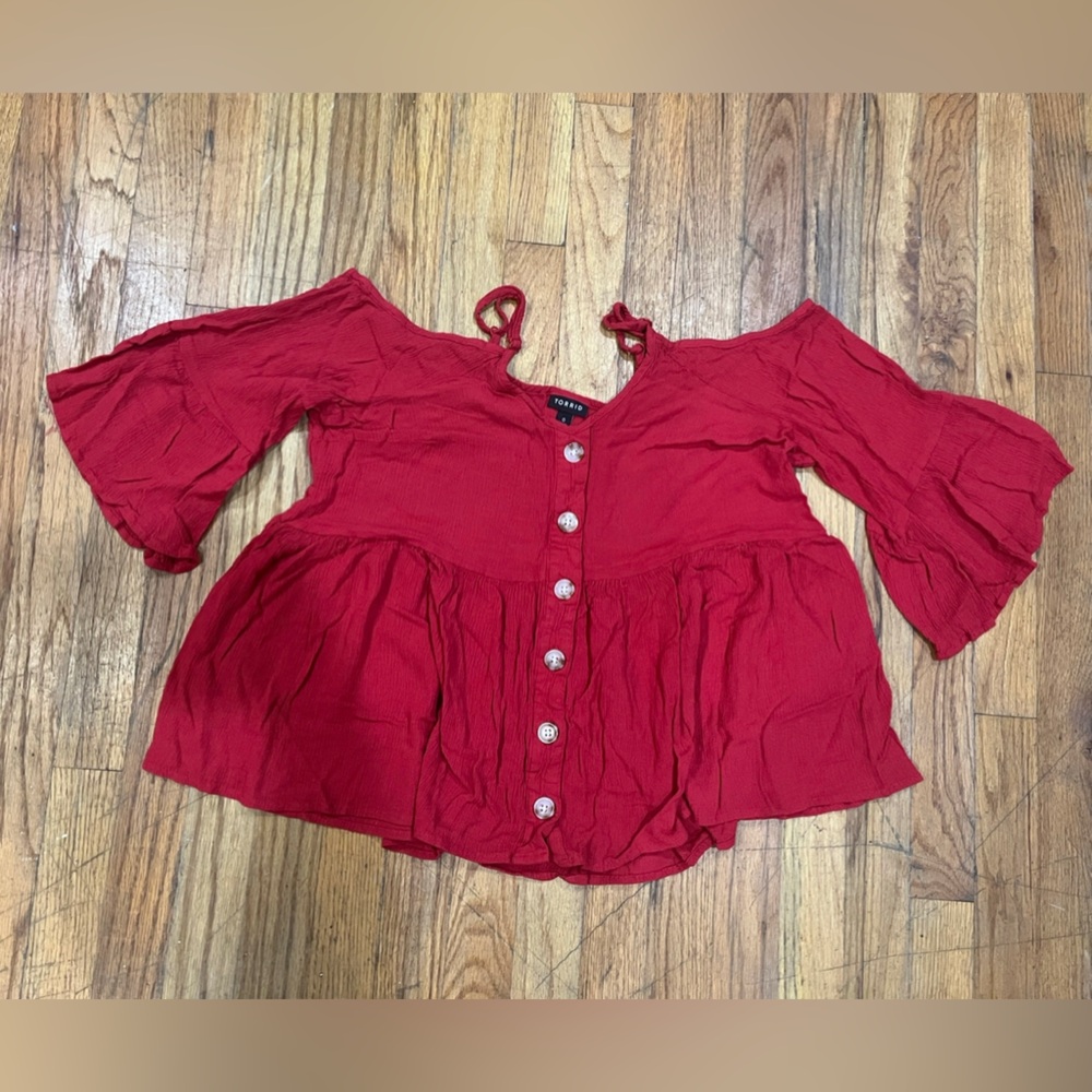 Torrid cold shoulder babydoll